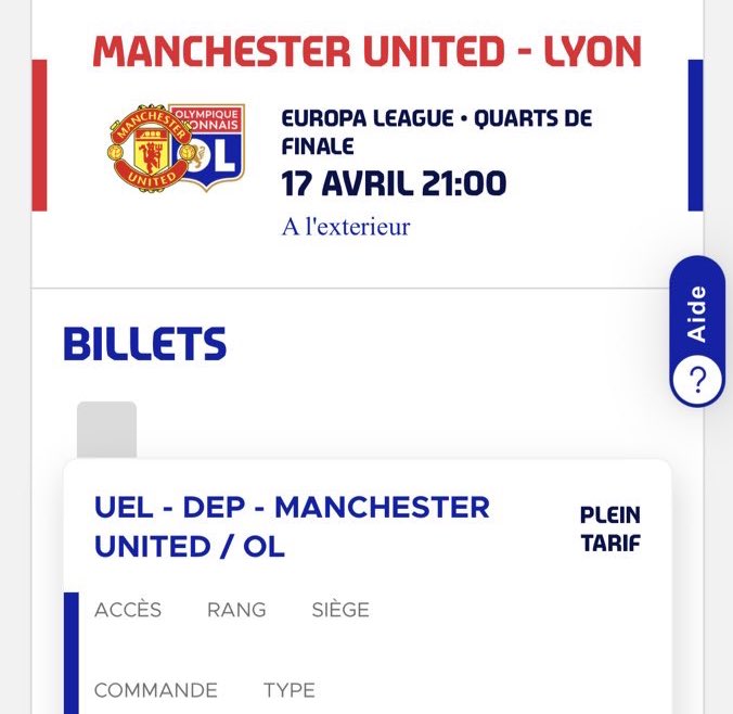MAINTENANT QUE JAI MA PLACE JE VOUS PARTAGE MON BON PLAN POUR QU’ON SOIT LE MAXIMUM A OLD TRAFFORD PARTAGEZ CE POST ! 

VOUS PRENEZ UN FLIXBUS AIX LES BAINS GENÈVE : 12 euro 

Ensuite VOUS FAITES GENÈVE LEEDS L’ALLER ENVIRON 150-160 euro ! 

DE LEEDS VOUS PRENEZ UN TRAIN JUSQU’À