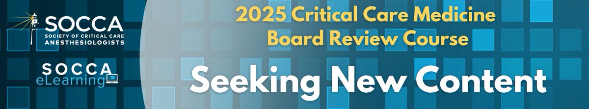 ALL NEW Board Review Course coming this Fall! —&gt; Submit your content by NEXT WEEK MONDAY! - Content is due March 31st for consideration: buff.ly/415q6rk