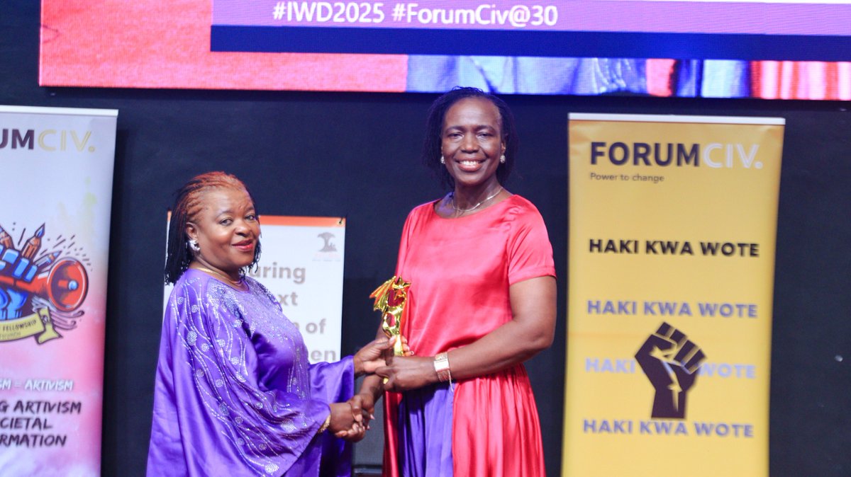 Thank you, <a href="/ForumCiv/">ForumCiv</a>, for honoring her. We remain committed to gender mainstreaming in our programming and beyond. The flame is high, and we keep pushing for equality, inclusivity, and justice!
#GenderPolicy #WomenInLeadership