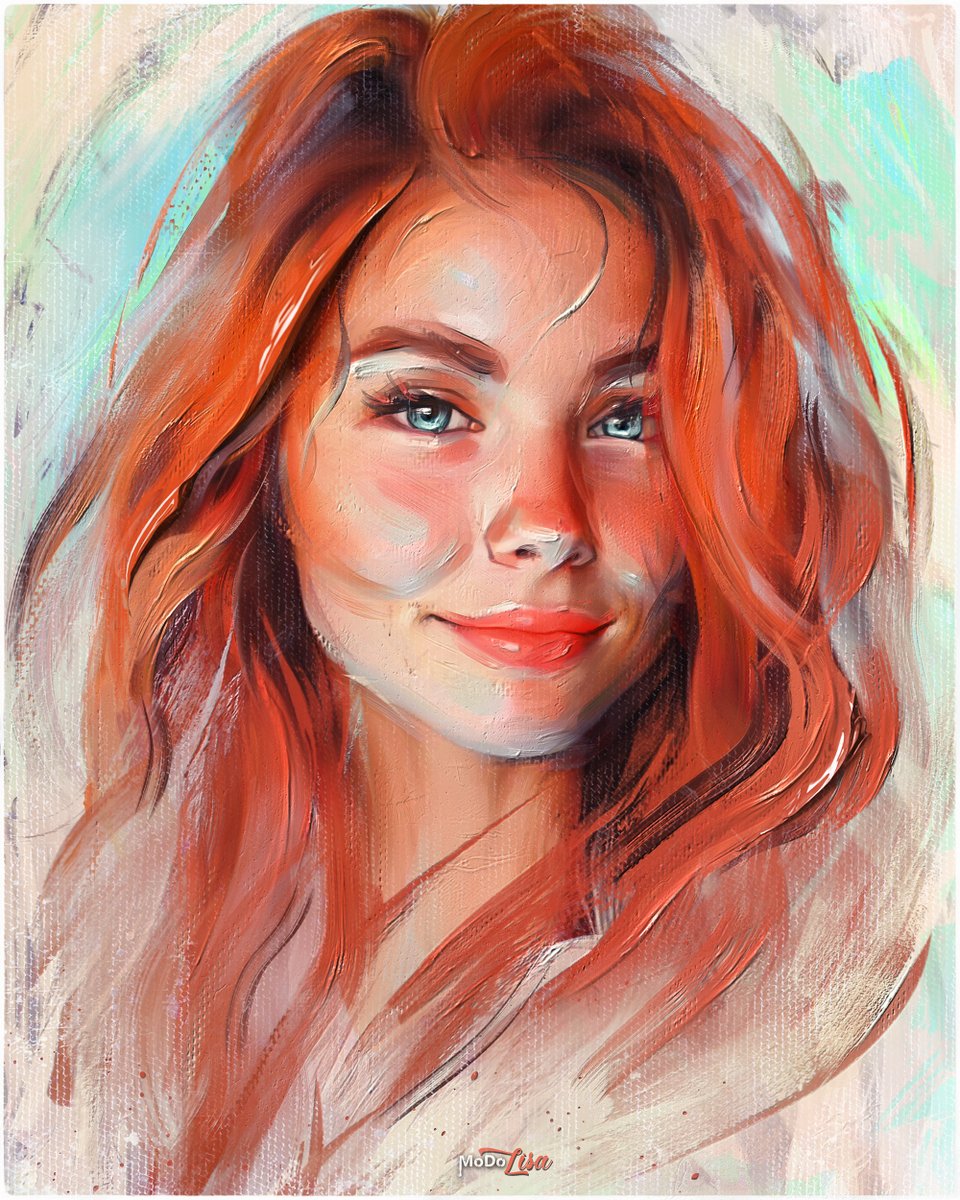 My beloved red hair😊
"Lisa" | MoDo Thick Paint