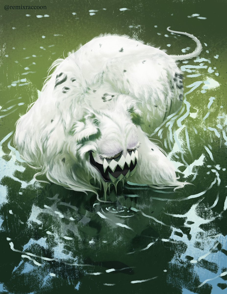 remixraccoon's tweet image. Kit going for a swim in the lake🐾
Prints are available on my inprnt!
#TheMonsters #monsteroc #digitalart #oc #illustration #characterdesign