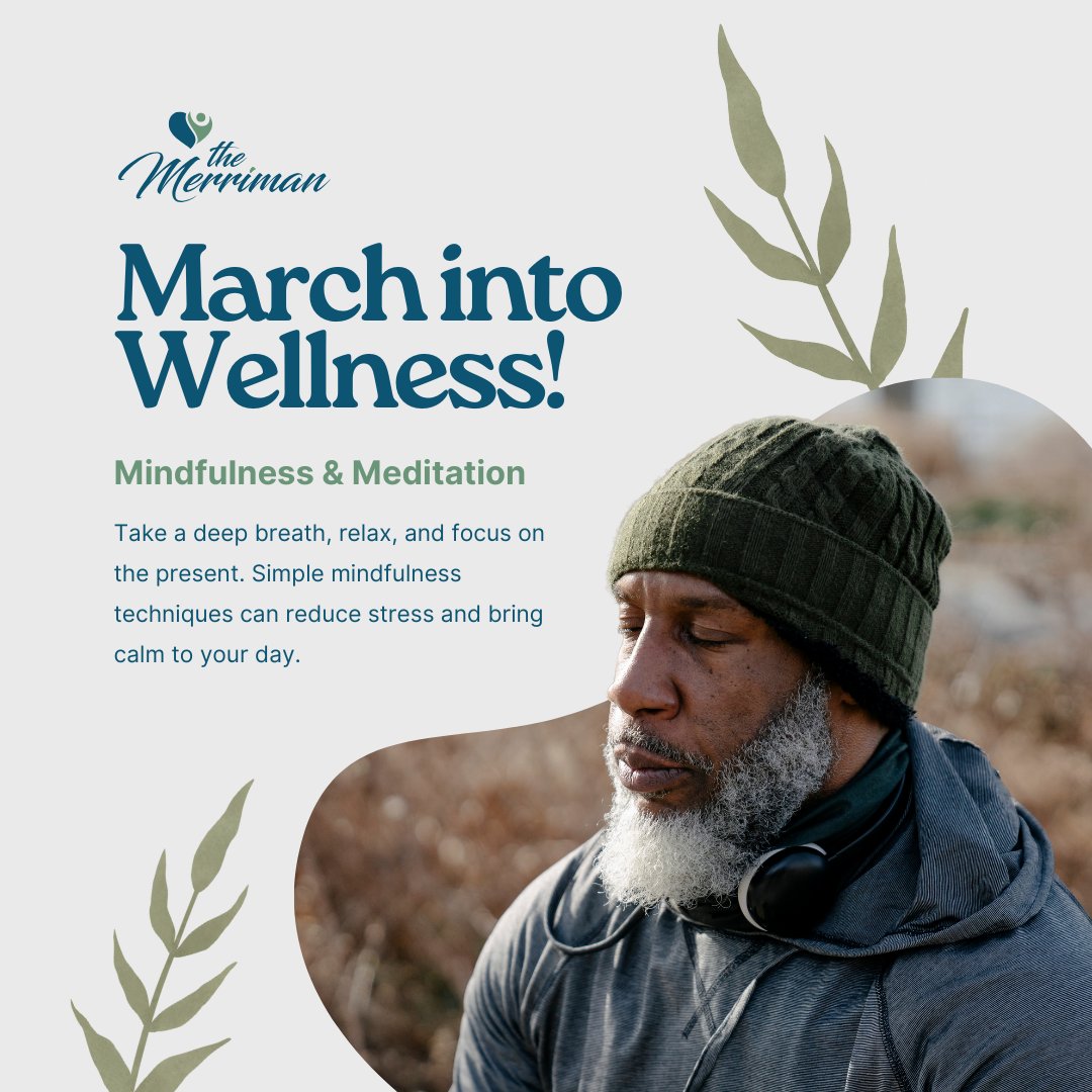 TheMerriman1's tweet photo. Meditation = self-care! 🧘‍♀️💙 How do you incorporate mindfulness into your day? Tell us in the comments!  

#TheMerriman #InnerPeace #MentalWellness #BreatheInBreatheOut https://t.co/egtLxVlanW