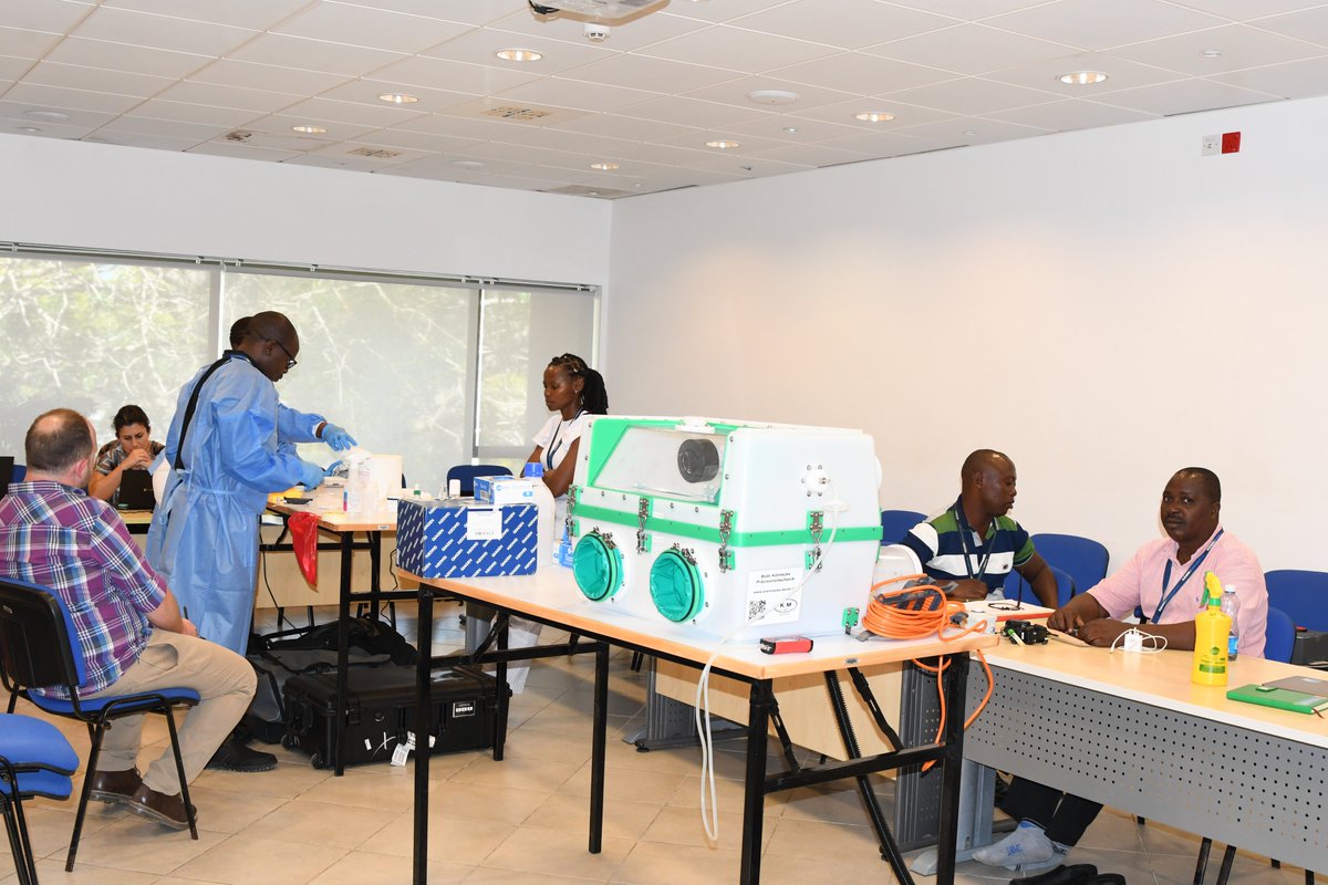 KEMRI-Wellcome Trust (@kemri_wellcome) on Twitter photo The RaViG Study which aims to explore the feasibility and added value of portable sequencing for outbreak investigation, successfully conducted a dry run activity with collaborating partners from <a href="/LSHTM/">London School of Hygiene & Tropical Medicine</a> and UK public health rapid response team(UK-PHRST). The RaViG Study which aims to explore the feasibility and added value of portable sequencing for outbreak investigation, successfully conducted a dry run activity with collaborating partners from <a href="/LSHTM/">London School of Hygiene & Tropical Medicine</a> and UK public health rapid response team(UK-PHRST).