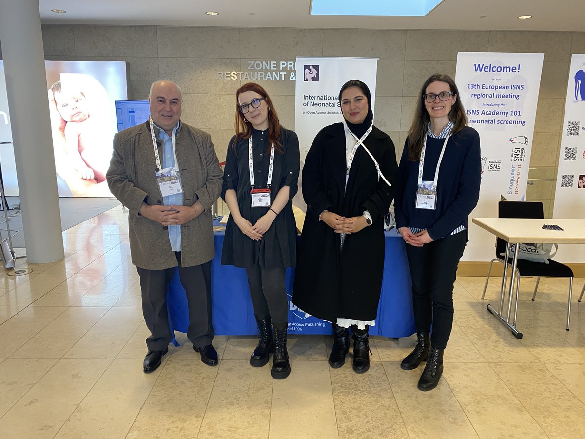 IJNS MDPI (@ijns_mdpi) on Twitter photo We are honored to have Prof. Dr. Hassan Ghazal and Ms. Amina Akhattab visit our booth at the 13th ISNS (<a href="/ISNSNeonatal/">International Society for Neonatal Screening</a>) European Regional Meeting!
If you're attending, feel free to visit our joint booth (#11 and #12)—we would love to hear your feedback! We are honored to have Prof. Dr. Hassan Ghazal and Ms. Amina Akhattab visit our booth at the 13th ISNS (<a href="/ISNSNeonatal/">International Society for Neonatal Screening</a>) European Regional Meeting!
If you're attending, feel free to visit our joint booth (#11 and #12)—we would love to hear your feedback!