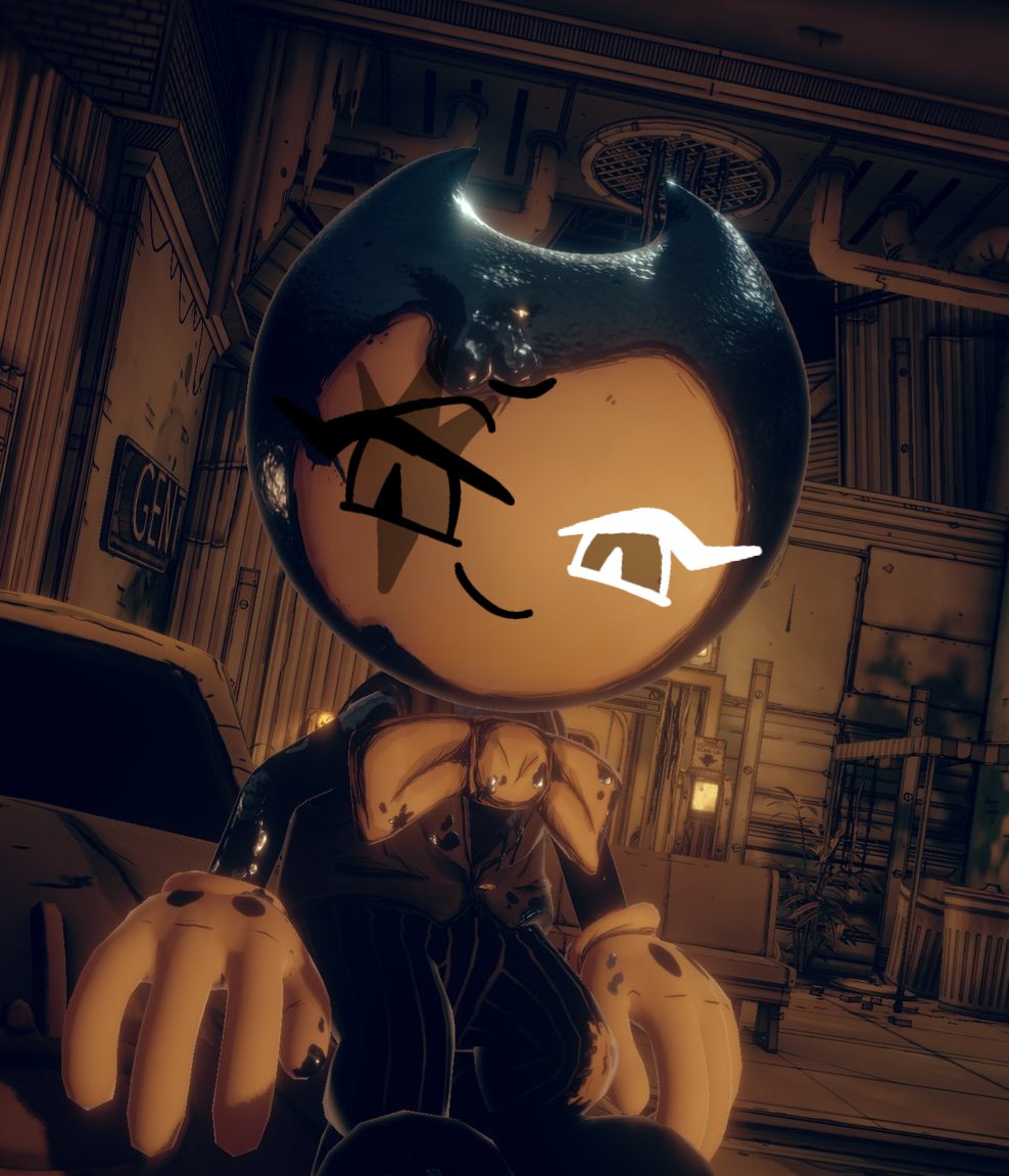 Vanity_M00n's tweet photo. @Bendy What have I done. https://t.co/SyqMgJp7nf