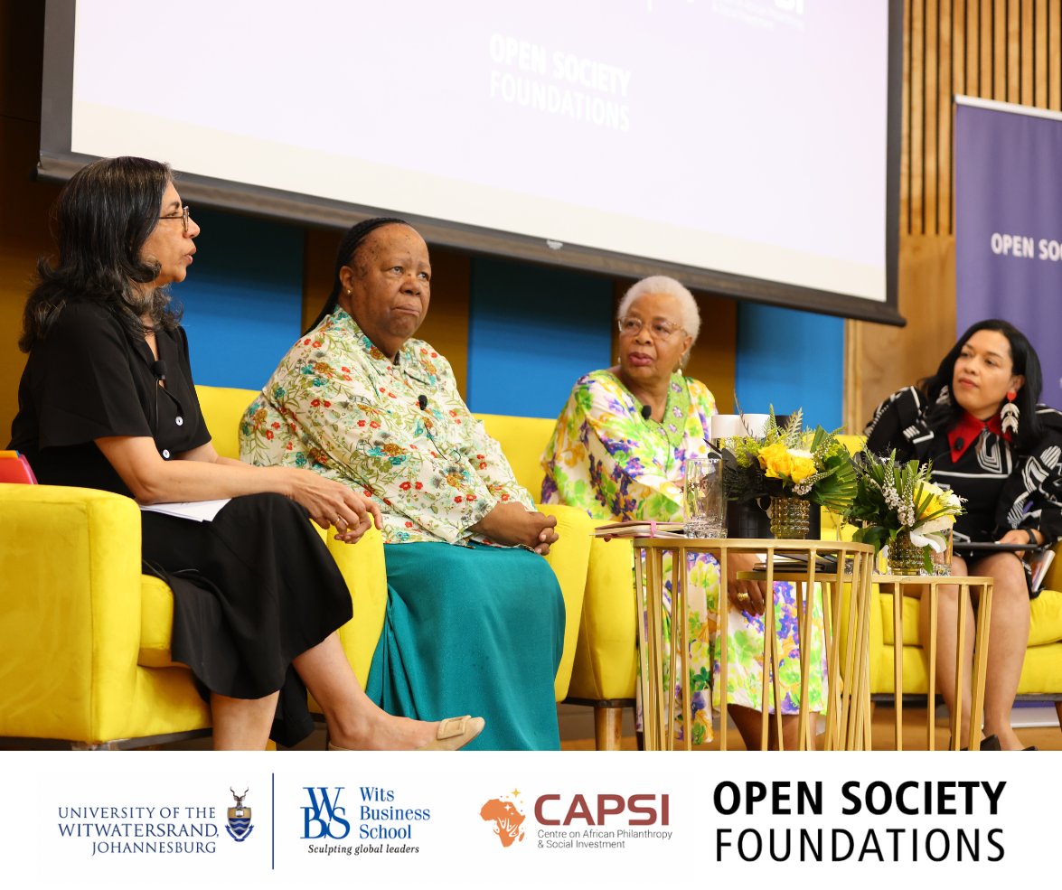 WINGS (@wings_info) on Twitter photo At an event hosted by <a href="/capsi_africa/">CAPSI: Centre African Philanthropy & Social Invest</a>, <a href="/NowrojeeOSF/">Binaifer Nowrojee</a> from <a href="/OpenSociety/">Open Society Foundations</a> calls for a shift from donor-driven interventions to locally-led solutions in Africa. Watch the lecture on rethinking philanthropy here: youtube.com/watch?v=t2-bvNโฆ
#TransformPhilanthropy
<a href="/witsbschool/">Wits Business School</a> At an event hosted by <a href="/capsi_africa/">CAPSI: Centre African Philanthropy & Social Invest</a>, <a href="/NowrojeeOSF/">Binaifer Nowrojee</a> from <a href="/OpenSociety/">Open Society Foundations</a> calls for a shift from donor-driven interventions to locally-led solutions in Africa. Watch the lecture on rethinking philanthropy here: youtube.com/watch?v=t2-bvNโฆ
#TransformPhilanthropy
<a href="/witsbschool/">Wits Business School</a>