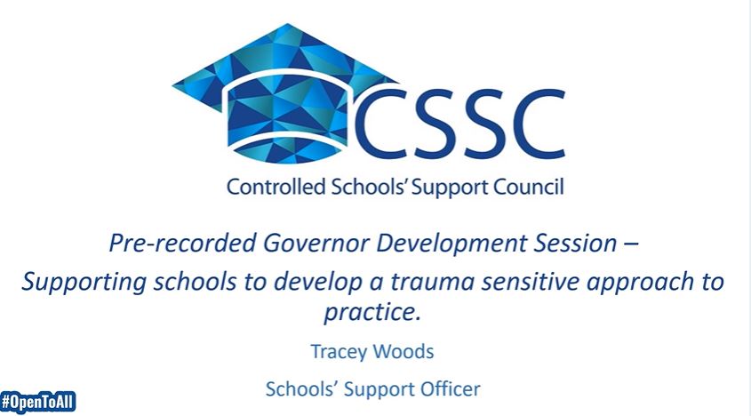 CSSC_NI's tweet image. Controlled school Governors: Watch CSSC's video bit.ly/4hO1Tuy
Understanding Adverse Childhood Experiences is crucial for school governance. CSSC's development resources help you support both pupils & staff.
Governors register for updates: bit.ly/41zQZUo