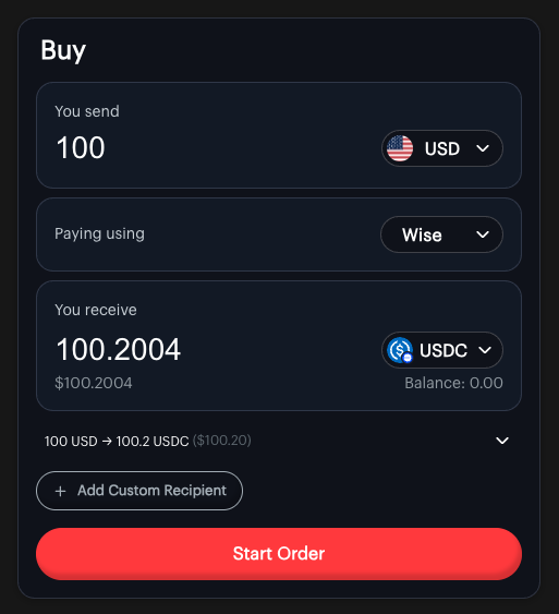 Peer (Prev. ZKP2P) tweet media