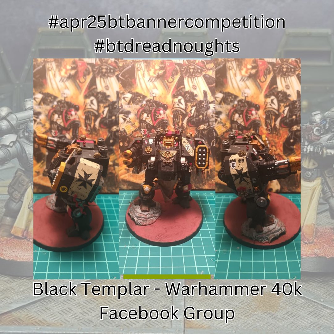 theeternalcrus1's tweet photo. Here is Adam Losekoot’s #ballistusdreadnought for our #apr25btbannercompetition

‘Barthos of the Requieus Crusade, a veteran of countless campaigns, including some joint missions with the imperial fists.’

#btdreadnought #blacktemplardreadnought #redemptordreadnought #redemptor https://t.co/qNltBp9Ql7