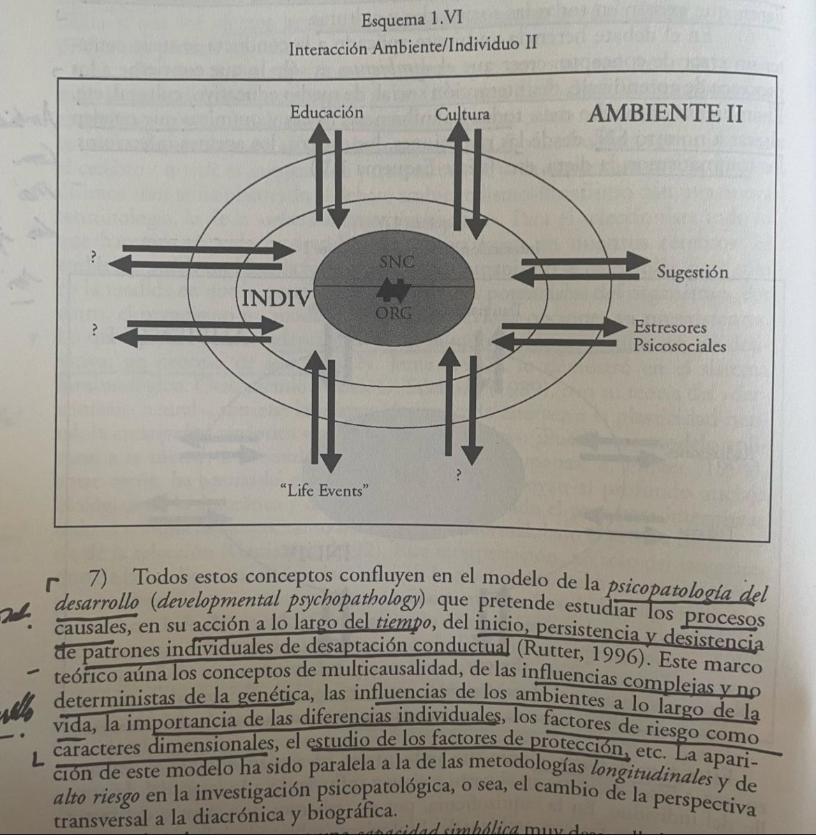 Ps_IgnacioNunez's tweet photo. Understanding neuropsychopathology requires studying the factors that shape the psyche, CNS, and overall organism. This diagram illustrates how various influences contribute to psychiatric disorders, their organic effects, and potential interventions. https://t.co/pjEhMxKQNo