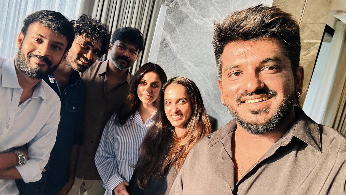 Aishwarya Kalpathi (@aishkalpathi) on Twitter photo Thank you <a href="/actorvijay/">Vijay</a> sir for taking the time and for being the best and kindest always!! ♥️
<a href="/archanakalpathi/">Archana Kalpathi</a> <a href="/pradeeponelife/">Pradeep Ranganathan</a> <a href="/Dir_Ashwath/">Ashwath Marimuthu</a> <a href="/leon_james/">Leon James</a> Thank you <a href="/actorvijay/">Vijay</a> sir for taking the time and for being the best and kindest always!! ♥️
<a href="/archanakalpathi/">Archana Kalpathi</a> <a href="/pradeeponelife/">Pradeep Ranganathan</a> <a href="/Dir_Ashwath/">Ashwath Marimuthu</a> <a href="/leon_james/">Leon James</a>