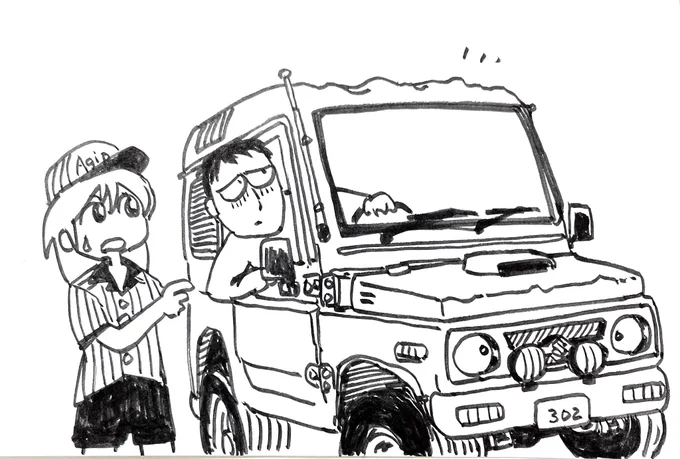 #みなさん2年前の今頃はどんな絵描いてましたか
ジムニー(定期) 