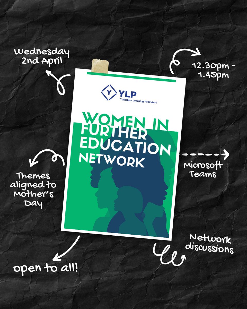 To coincide with Mother's Day on Sunday 30th March, we are hosting our first Women in FE Yorkshire (WiFEY) network meeting on Wednesday 2nd April!

eventbrite.co.uk/e/women-in-fur…

#WomeninFE #FE #Skills #Yorkshire #WiFEY #YLP #FurtherEducation #TrainingProviders