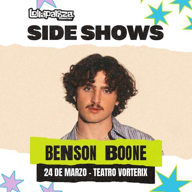BENSON BOONE EN EL TEATRO VORTERIX

Escribi con el hashtag #dejaqueentreelsol y te podes ganar dos entradas para el side show de Benson Boone.

Si no somos tendencia no sorteamos nada.