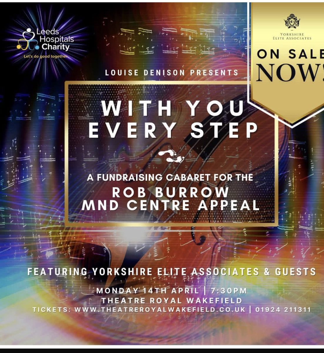 Rob7Burrow's tweet image. Macy &amp;amp; Maya are performing at Theatre Royal Wakefield in “With You Every Step” 🎭

Fundraising for the @LDShospcharity Rob Burrow MND Centre Appeal, a cause so close to our hearts, &amp;amp; seeking sponsors to help. If you or your business can support, please get in touch💜