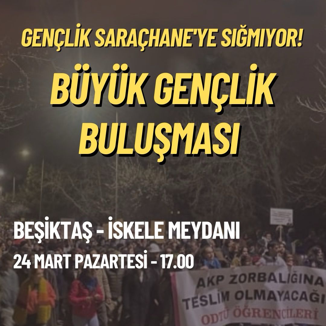 Direnişimiz Saraçhane'ye sığmıyor, taşıyoruz!

Bugün saat 17.00'da Beşiktaş'ta yan yana geliyoruz.