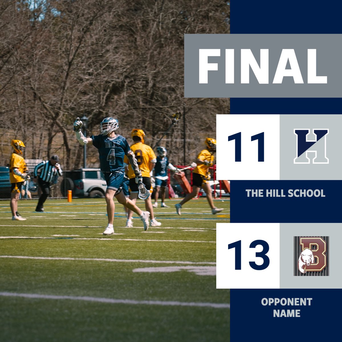 Tough loss against an excellent Brunswick team. Back at it Wednesday vs Cushing Academy at home