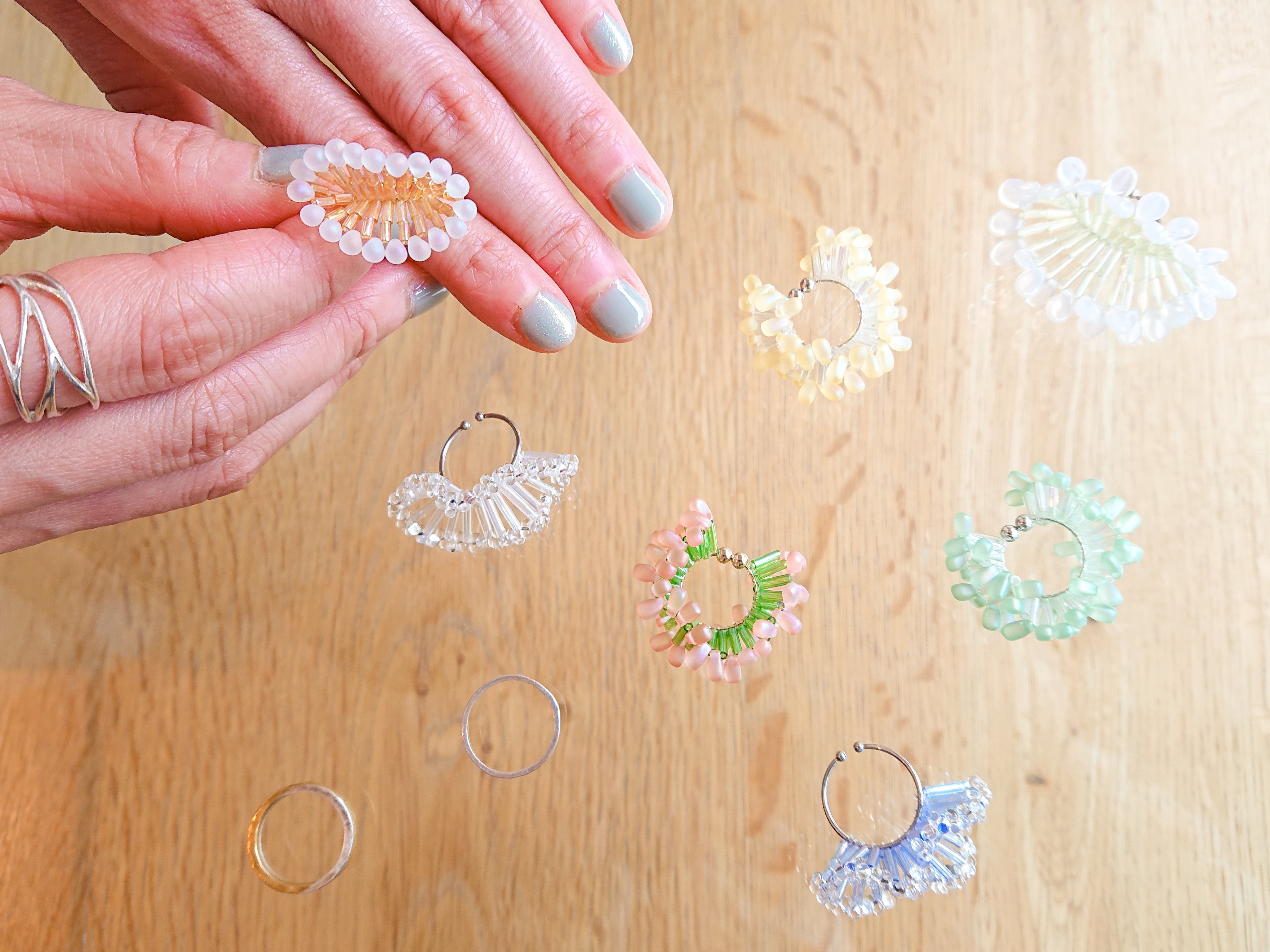 Aoi Horiguchi coral bangle 堀口葵 バングル