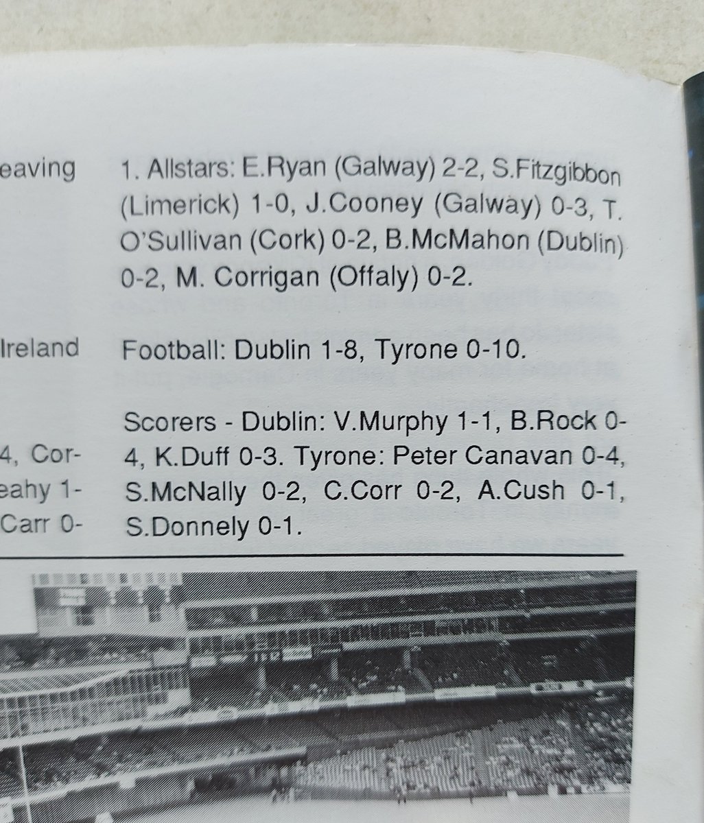 1990 Dublin v Tyrone at the Skydome Toronto. #gaacollector