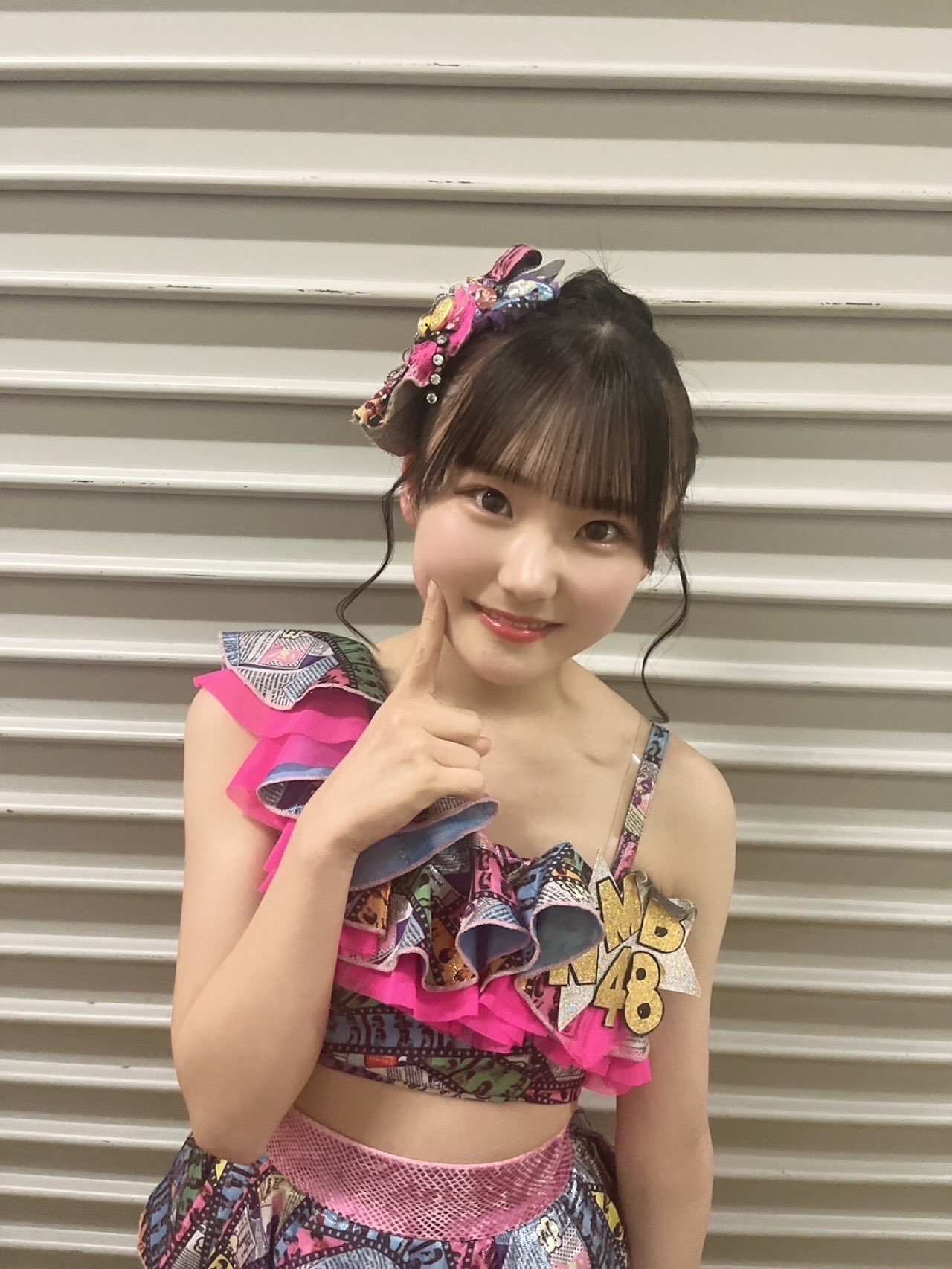 NMB48 宮本杏海 2025.May 絶滅黒髪少女 ランダム生写真 B 直筆