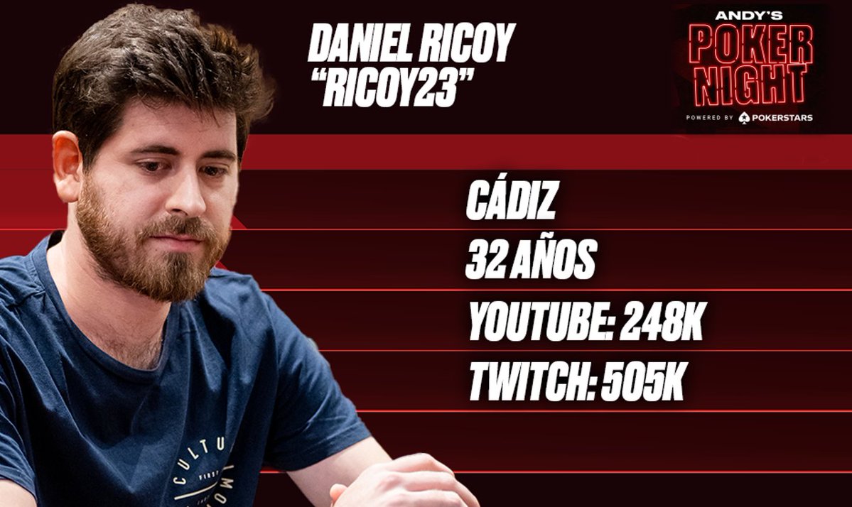 Andys Poker Night! Martes 25, 22:00 CEST

2º ASIENTO <a href="/23ricoy/">Ricoy</a>