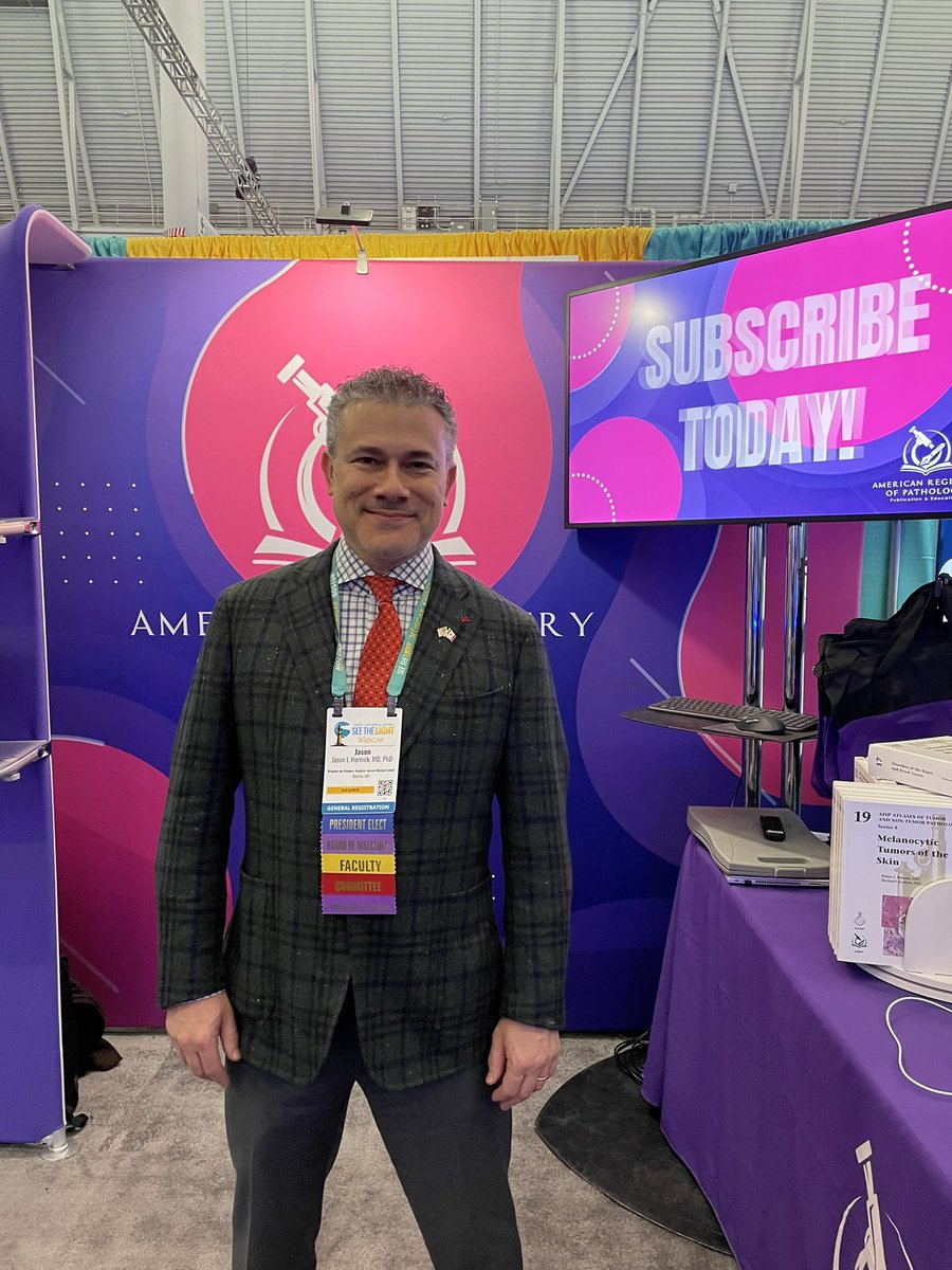 ARP Press (@arp_press) on Twitter photo Good Morning #USCAP2025 check out the latest fascicles at booth 623 and you never know when our editor <a href="/JLHornick/">Jason L. Hornick, M.D., Ph.D.</a> will stop by. #pathx #Pathology #pathologist Good Morning #USCAP2025 check out the latest fascicles at booth 623 and you never know when our editor <a href="/JLHornick/">Jason L. Hornick, M.D., Ph.D.</a> will stop by. #pathx #Pathology #pathologist