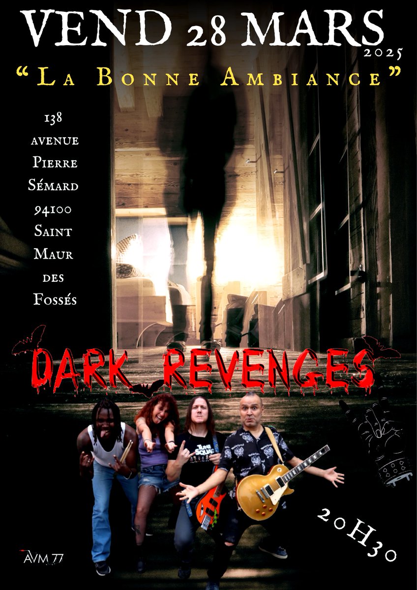 DARK REVENGES - YouTube
Dark Revenges Live à "La Bonne Ambiance" | Facebook