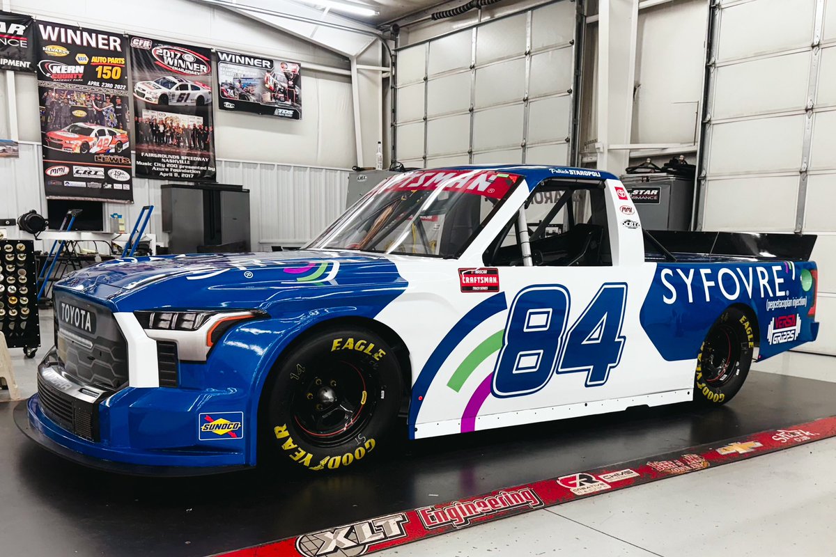 NEWS: Cook Racing Technologies will field the No. 84 Toyota Tundra for Patrick Staropoli in Friday’s NASCAR Truck Series event at Martinsville, as part of a multi-race deal.

Staropoli will also run the team’s No. 17 ARCA entry part-time, beginning at Kansas.

#NASCAR