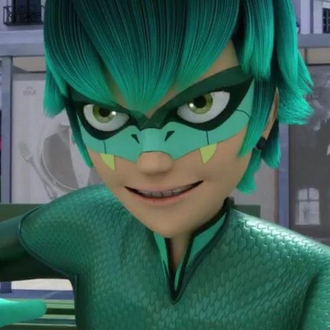 Finncesaire's tweet image. Something that used to bother me so bad is when they made official artwork of Luka as Viperion they NEVER gave him his teal hair and kept it blue which made him look slightly off