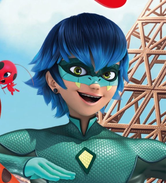 Finncesaire's tweet image. Something that used to bother me so bad is when they made official artwork of Luka as Viperion they NEVER gave him his teal hair and kept it blue which made him look slightly off