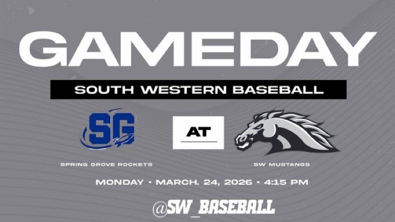 SW_Baseball's tweet image. MUSTANGS ARE BACK AT HOME

🆚@SGASD_Athletics 
⏰4:15
📍The Corral