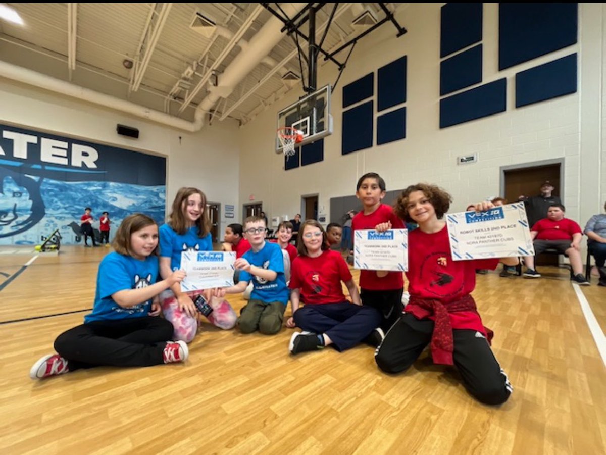 Our robotics team had a great showing at the district competition this weekend…2 of our teams made it to the finals! One of our teams had the highest score for alliance with the team from Clearwater and earned 2nd place in overall skills and teamwork!  Way to go panther cubs! 🐾