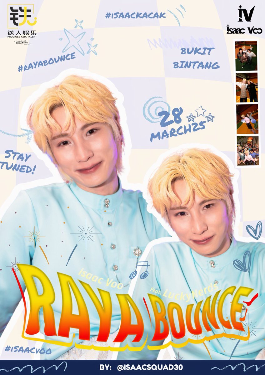 isaacsquad30's tweet photo. ✨Raya Bounce by Isaac Voo ft Lucky Nerds Support✨

📍Mega Billboard @ McD Bukit Bintang 

📆 28/3/2025

⏰ 6.00pm - 6.10pm
⏰ 9.00pm - 9.10pm

A special billboard ads in Kuala Lumpur to support @isaacvkm_1212 new song, #RayaBounce

Come join to take 📸, post &amp; tag us! https://t.co/uWw2FSppvr