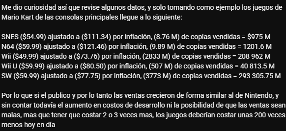 pumaateo's tweet photo. Se que a algunos les asustan las matemáticas, pero aquí les traigo unos datos para los que defienden la subida de precios en los videojuegos 

#DropThePrice #Games #PlayStation #XBox #Nintendo https://t.co/tudG4SQFu7
