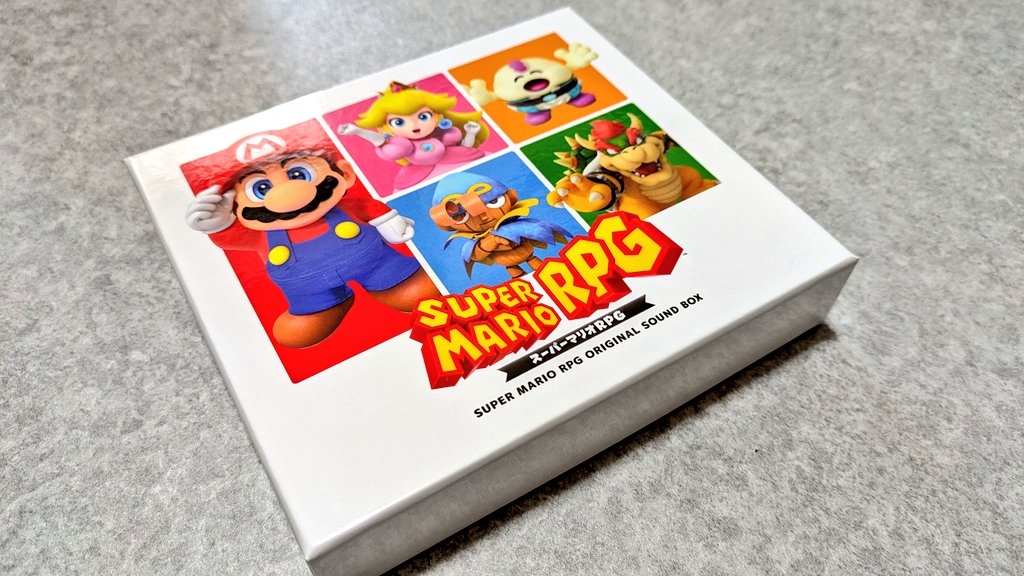 思い出のゲーム「スーパーマリオRPG」のサントラが届きました