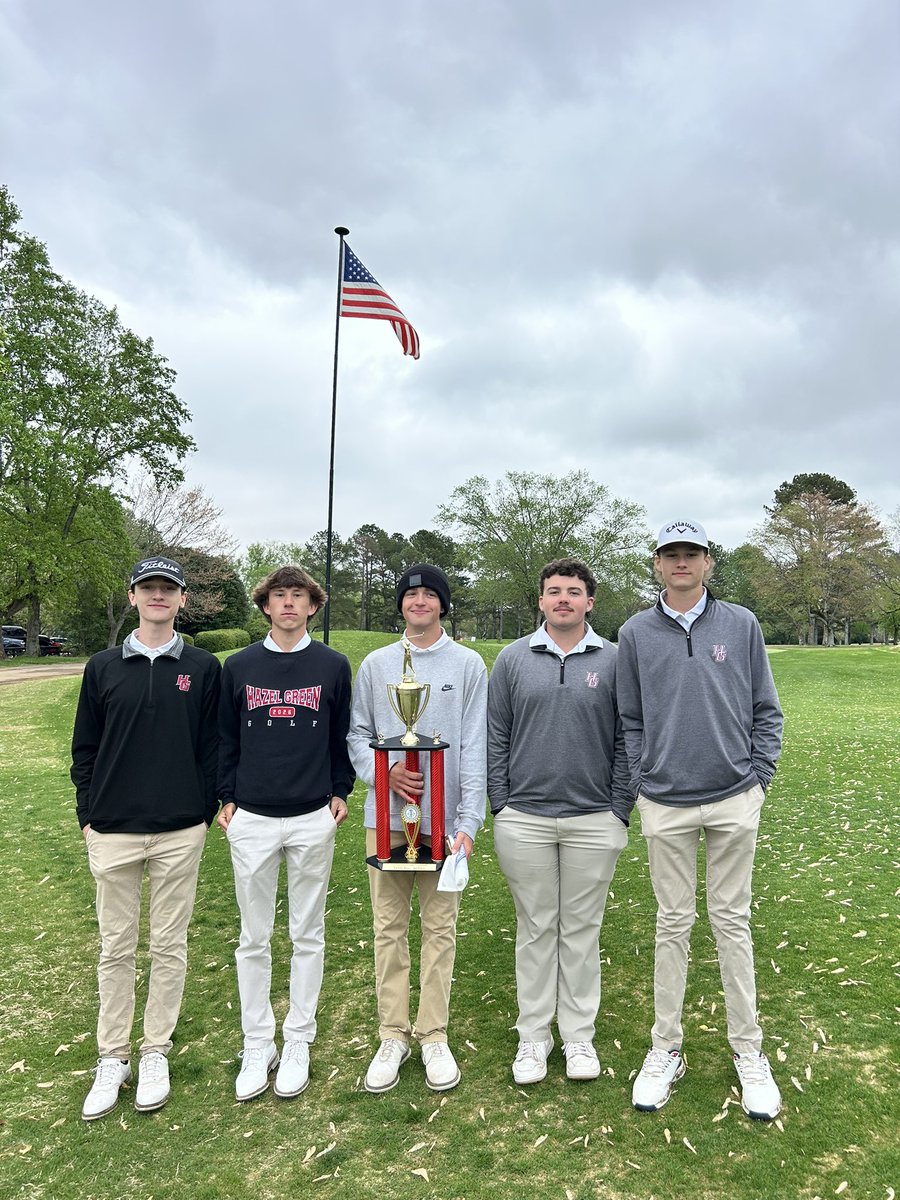 hghs_golf's tweet photo. Scoring update from the 2025 MCSS Tournament at The Colonial Golf Club! The varsity boys topple defending champions Sparkman to win the boys first County since 2016! Lucas I was low medalist with a 71! @DylansGolfing was right behind him with a 73 and was All-County! https://t.co/uUBgbuOBMb