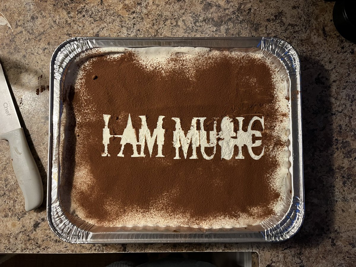 just traded a tattoo for a i am music tiramisu
