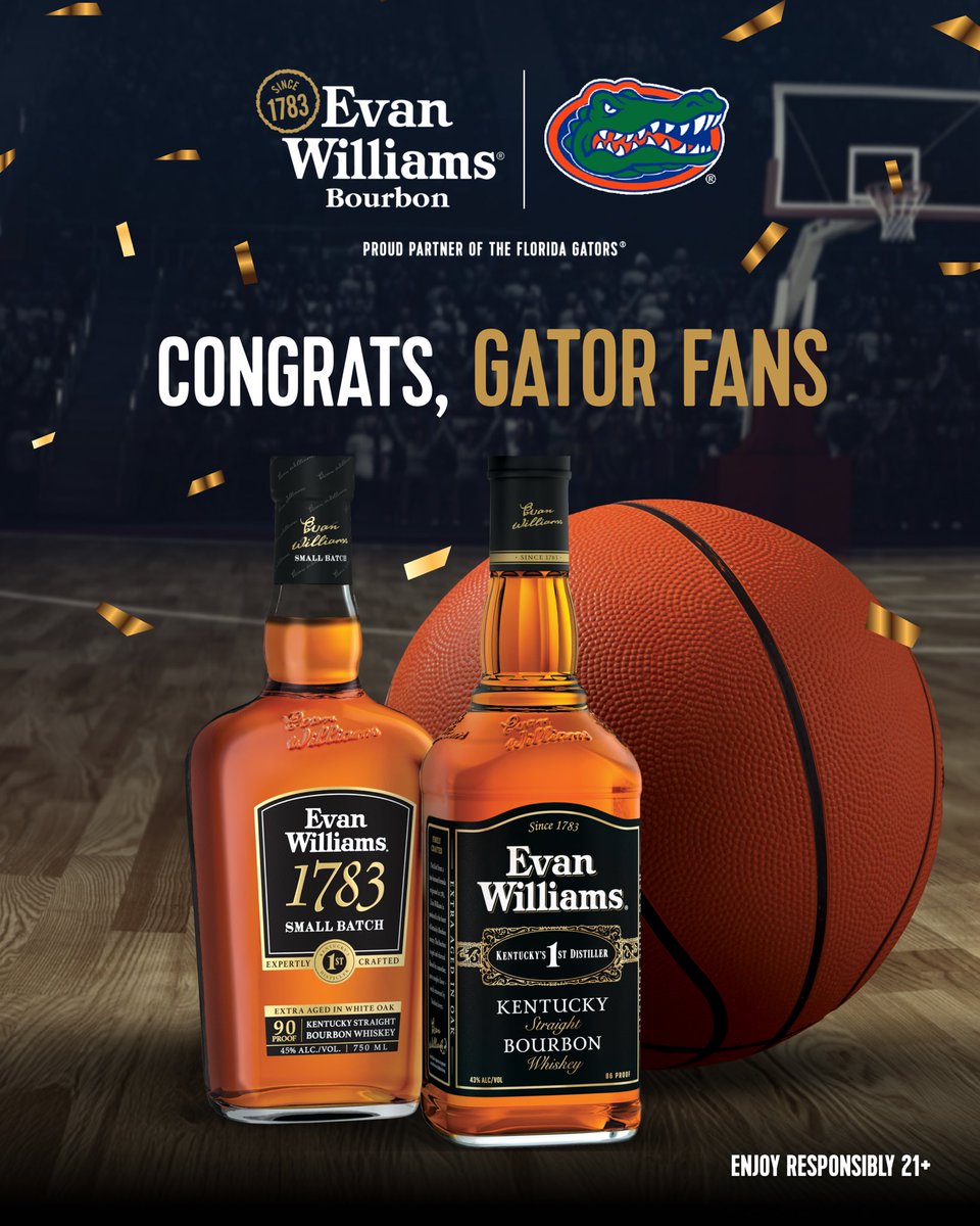 Evan Williams Bourbon (@evanwilliamsusa) on Twitter photo 🐊 Congratulations to <a href="/GatorsMBK/">Florida Gators Men’s Basketball</a> on bringing back a National Championship to Gainesville! Help us name a Natty inspired cocktail to sip tonight ⬇️🥃 🐊 Congratulations to <a href="/GatorsMBK/">Florida Gators Men’s Basketball</a> on bringing back a National Championship to Gainesville! Help us name a Natty inspired cocktail to sip tonight ⬇️🥃