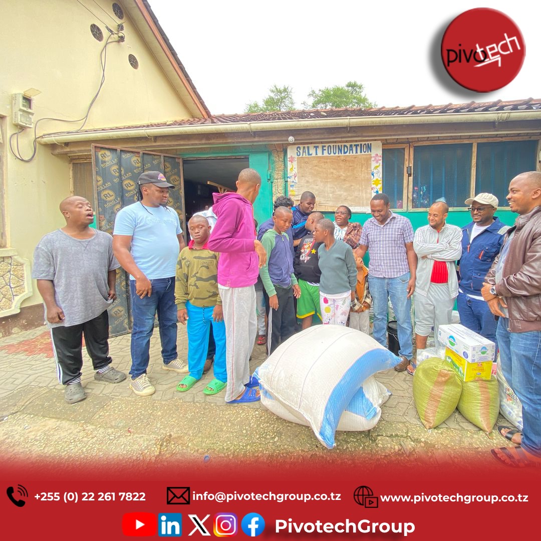 PivotechGroup's tweet photo. PIVOTECH COMPANY LIMITED tumepata fursa ya kutembelea Kituo cha Watoto wenye Msonji na Utindio kilichopo Mbezi Mwisho. Kituo hiki kinahudumia watoto 47, wakiwemo yatima 18 waliotelekezwa na wazazi wao.

Upendo na tabasamu vyao vimetugusa sana. https://t.co/5DuZ2wVOwr