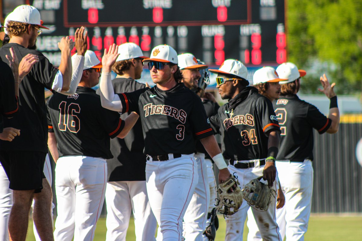 Baseball Completes Series Sweep Over SNU, Pushes Win Streak to Seven‼️🔥🧹

📰ecutigers.com/news/2025/4/7/…

#GoTigers x #TigerTerritory