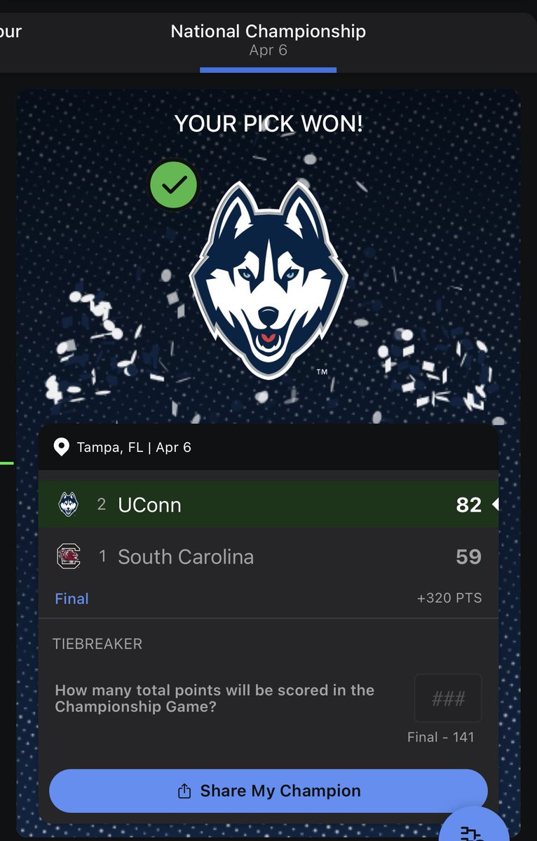 That’s what u call a march sweep folks #DickKnowsBall