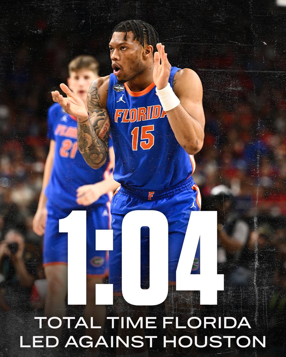 DOWN BUT NOT OUT 😤 

Florida showed up when it mattered 👏