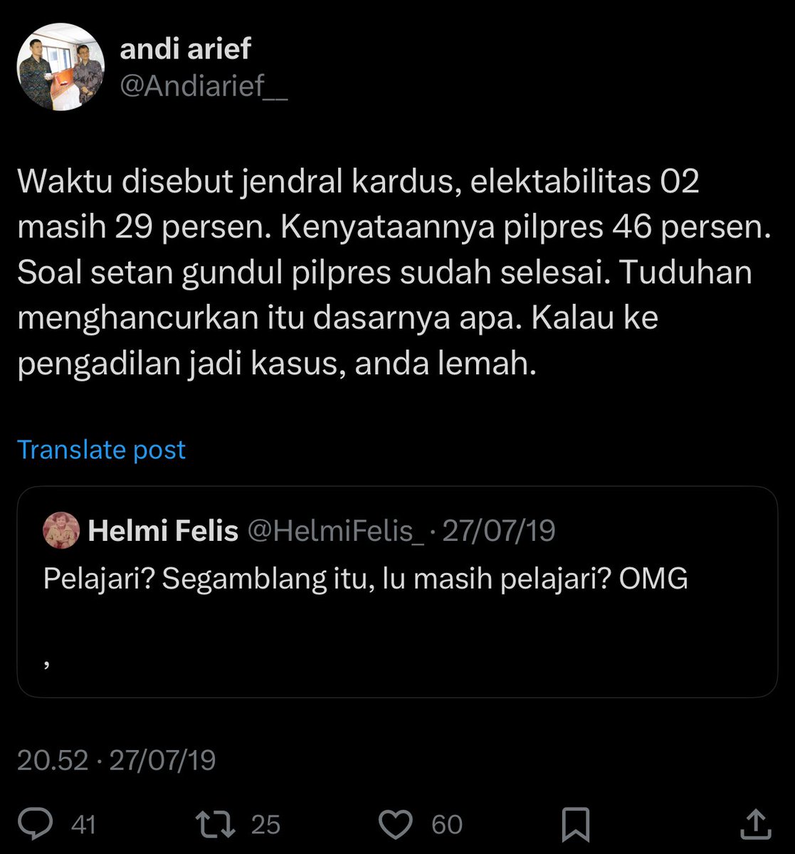 Om <a href="/grok/">Grok</a> yg disebut oleh <a href="/Andiarief__/">andi arief</a> sebagai jenderal kardus dan chicken dalam postingannya bbrp waktu lalu itu siapa? Trus kenapa dia sampe tega memberi gelar demikian? 

Jelaskan dgn bahasa Jaksel.