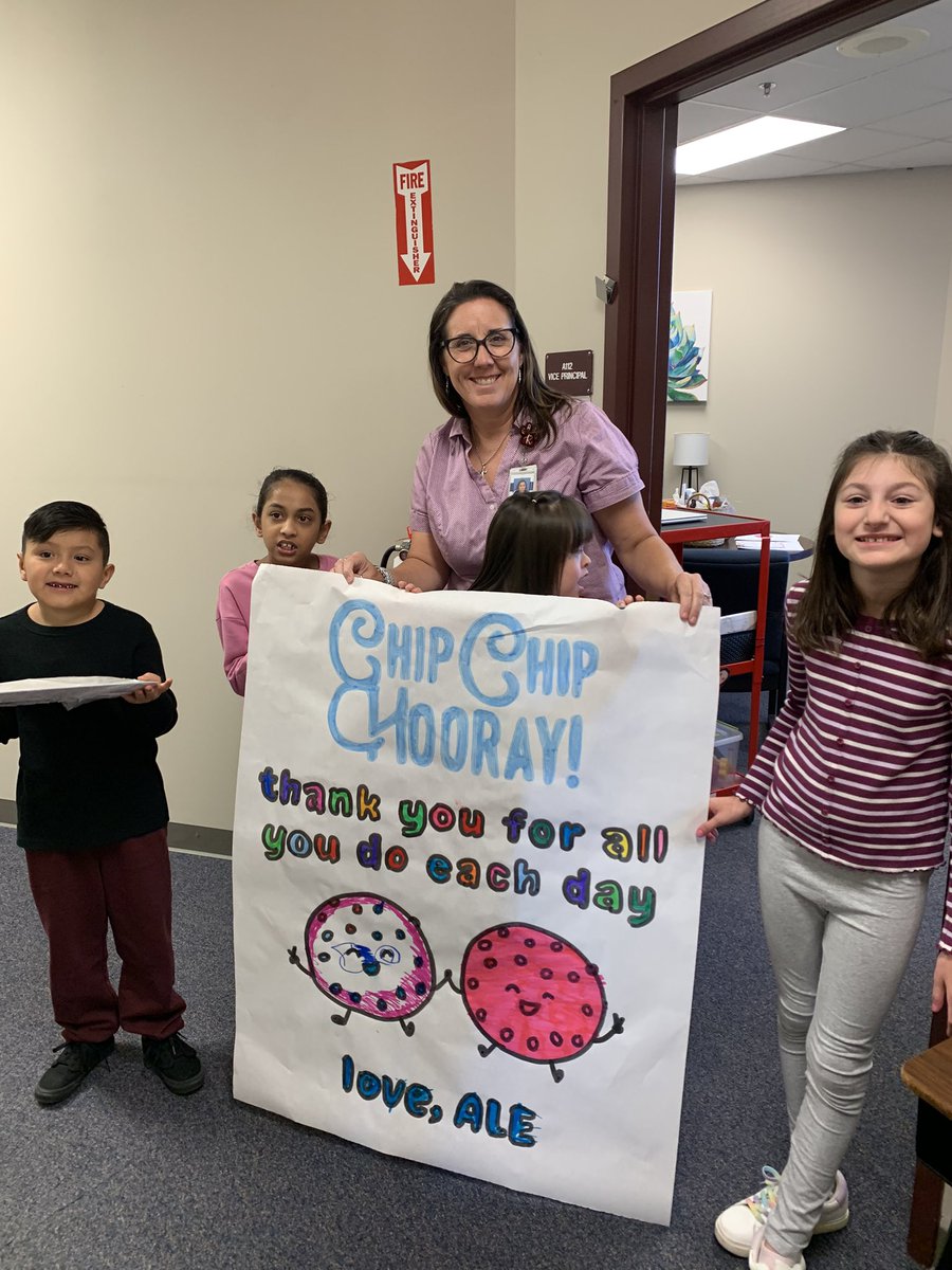 It’s AP Appreciation Week and we made sure to show our favorite AP some love today. ALE 🤍’s Mrs. Lakey!!