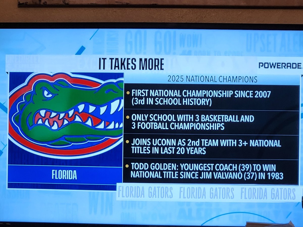 Only school..... Proud to be a Gator!!