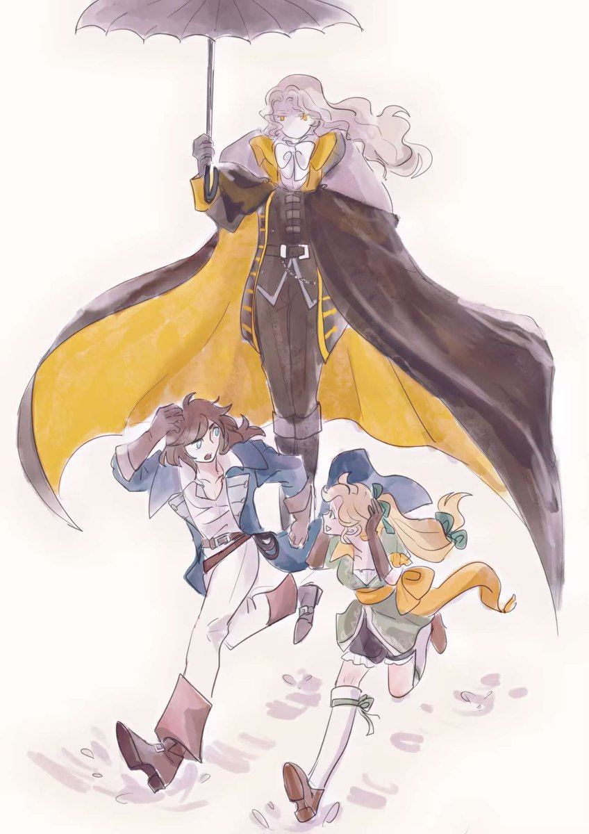 #Castlevania #Alucard 
每次画月下都仿佛儿童绘本