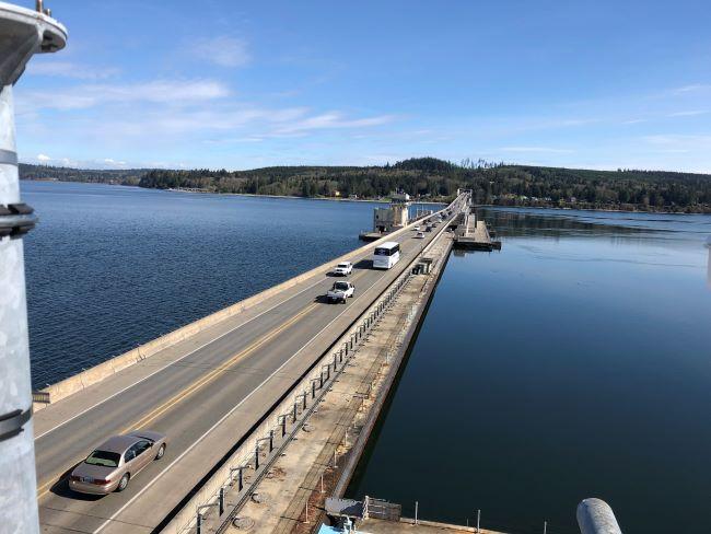 平日の計画にSR 104 Hood Canal