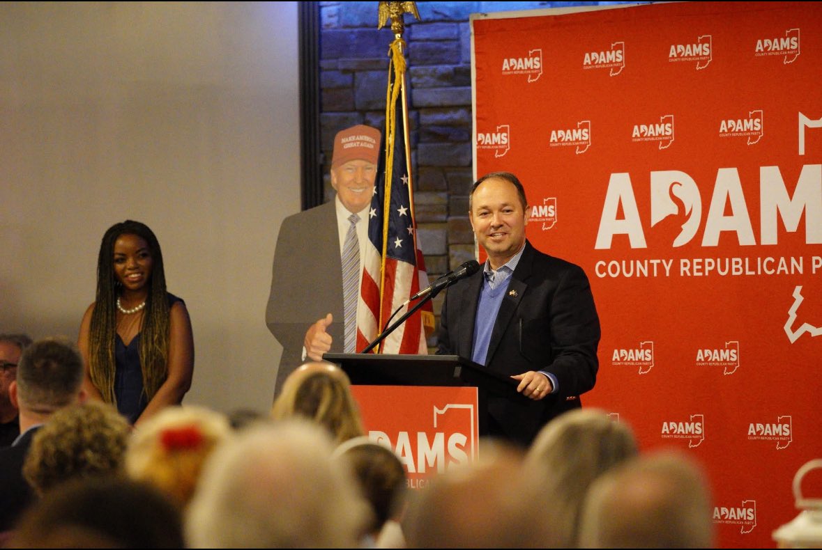 Marlin Stutzman for Congress (@gomarlin) on Twitter photo Great to be with Chairman Steve Justus and <a href="/AdamsCoINGOP/">Adams County Indiana GOP</a> this past weekend!  Adams County is #MAGA Country! Great to be with Chairman Steve Justus and <a href="/AdamsCoINGOP/">Adams County Indiana GOP</a> this past weekend!  Adams County is #MAGA Country!
