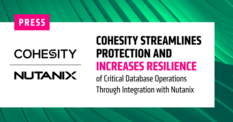 cherylmarquez's tweet photo. 🚀 Big news!  We are the FIRST data protection provider to achieve Nutanix Ready validation for database protection! 

https://t.co/wHPisYJRw5

 #DataProtection #CyberResilience https://t.co/ZIDMJJI9Gr