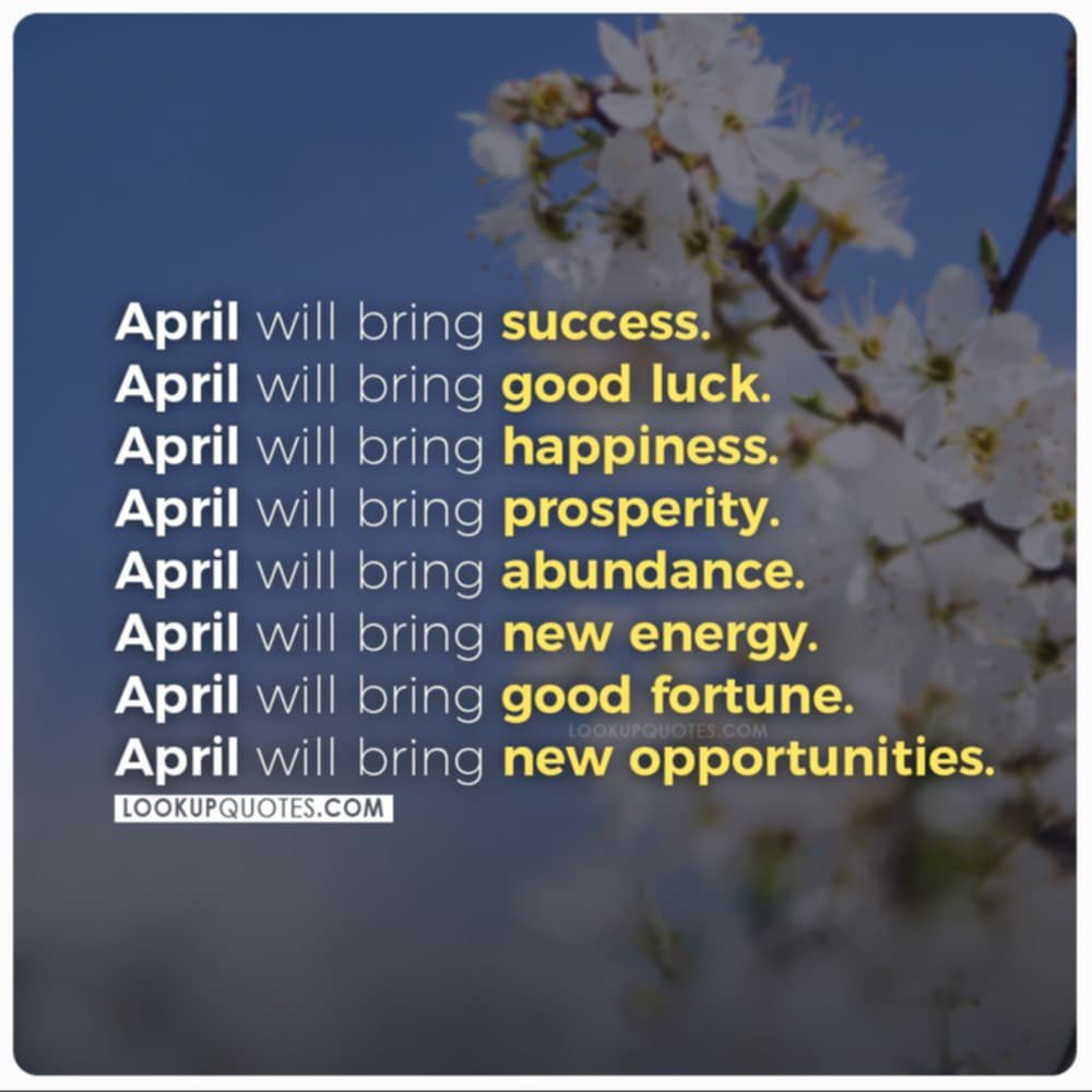 #April